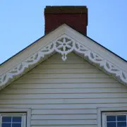 Gingerbread trim restoration after