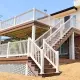 Exterior two-level deck renovation in Harrisonburg, VA.