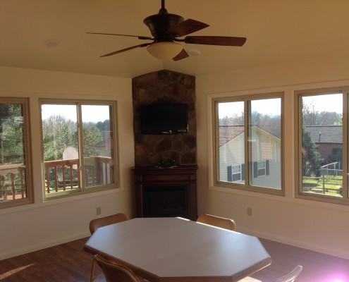 custom sunroom built by heartland