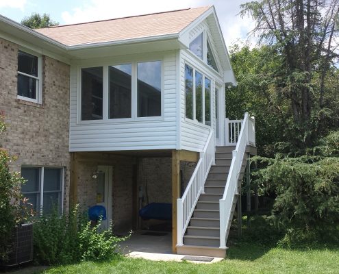 custom sunroom built by heartland