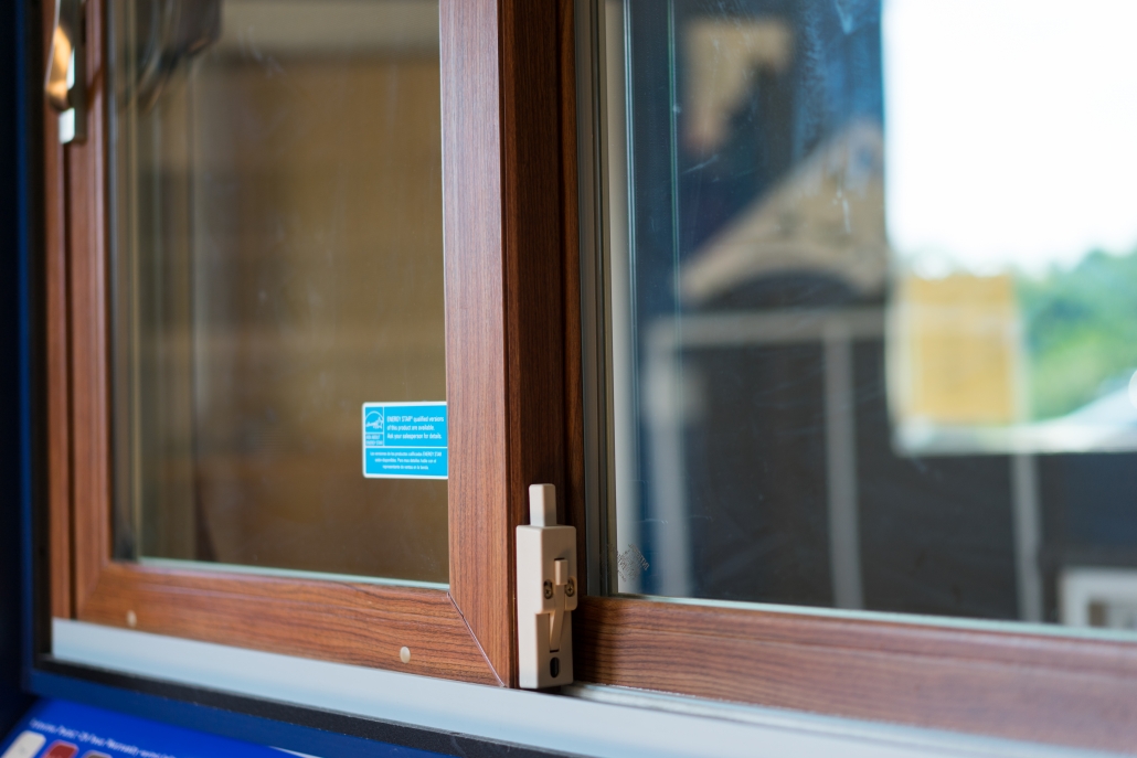 closeup of custom window