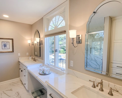 Klimovich bathroom remodel vanity.