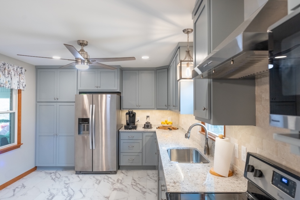 Senatro kitchen renovation in Rockingham county.