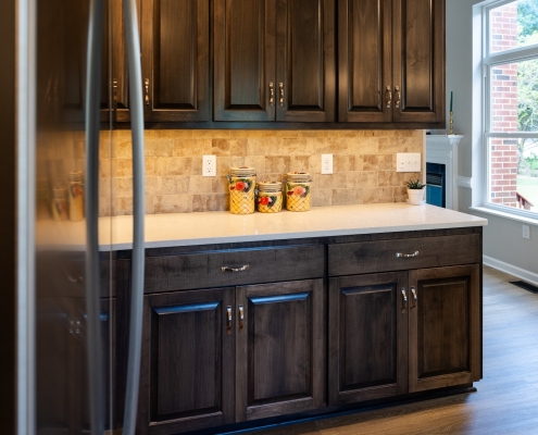 HHI_NutmegCt_Kitchen-33 Rockingham kitchen with dark cabinets and stainless steel appliances.