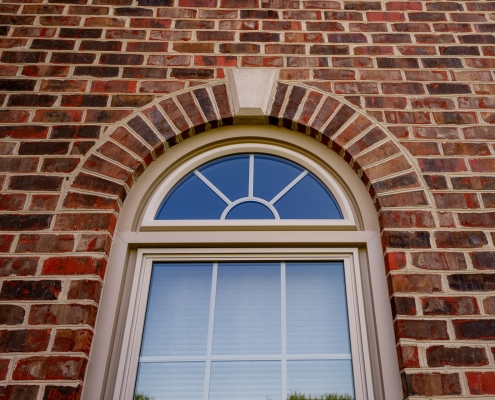 An exterior photo of a Bridgewater home with replacement windows